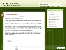 Tablet Screenshot of ladylisabear69.wordpress.com