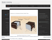Tablet Screenshot of moderninredning.wordpress.com