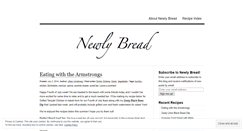 Desktop Screenshot of newlybread.wordpress.com