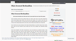 Desktop Screenshot of obatjerawatberkualitas.wordpress.com