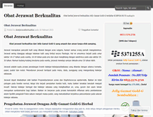 Tablet Screenshot of obatjerawatberkualitas.wordpress.com