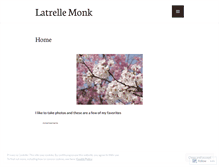 Tablet Screenshot of latrellemonk.wordpress.com