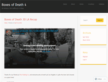 Tablet Screenshot of boxesofdeath.wordpress.com