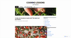 Desktop Screenshot of cookinglessons.wordpress.com