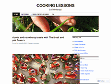 Tablet Screenshot of cookinglessons.wordpress.com