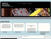 Tablet Screenshot of marisd.wordpress.com
