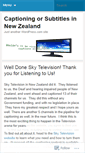 Mobile Screenshot of nzcaptions.wordpress.com