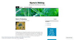 Desktop Screenshot of njuma.wordpress.com