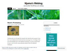 Tablet Screenshot of njuma.wordpress.com