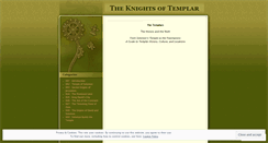 Desktop Screenshot of knightsoftemplar.wordpress.com