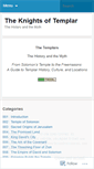 Mobile Screenshot of knightsoftemplar.wordpress.com