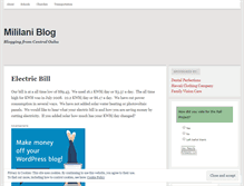 Tablet Screenshot of mililaniblog.wordpress.com