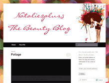 Tablet Screenshot of natalie2plus3beauty.wordpress.com