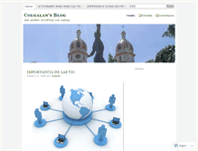 Tablet Screenshot of colgalan.wordpress.com
