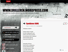 Tablet Screenshot of drilleren.wordpress.com