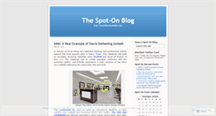 Desktop Screenshot of bluespotweb.wordpress.com