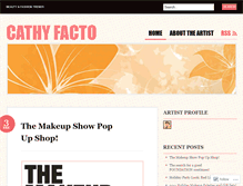 Tablet Screenshot of cathyfacto.wordpress.com