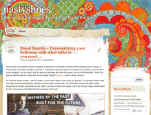 Tablet Screenshot of nastyshoes.wordpress.com