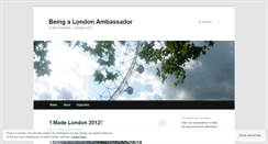 Desktop Screenshot of londonambassador.wordpress.com