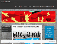 Tablet Screenshot of moveandresist.wordpress.com