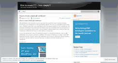 Desktop Screenshot of howtocreate10.wordpress.com