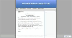 Desktop Screenshot of interessekonflikter.wordpress.com