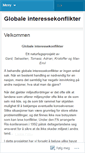 Mobile Screenshot of interessekonflikter.wordpress.com