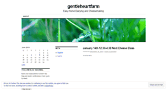 Desktop Screenshot of gentleheartfarm.wordpress.com