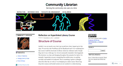 Desktop Screenshot of communitylibrarian.wordpress.com