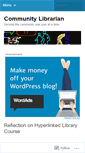 Mobile Screenshot of communitylibrarian.wordpress.com