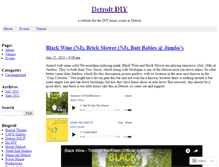 Tablet Screenshot of detroitdiy.wordpress.com