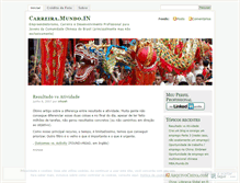 Tablet Screenshot of mundoincarreira.wordpress.com