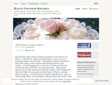 Tablet Screenshot of majaskitchen.wordpress.com