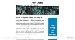 Desktop Screenshot of agileottawa.wordpress.com
