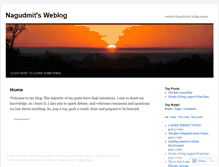 Tablet Screenshot of nagudmit.wordpress.com