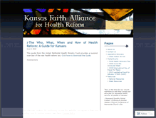 Tablet Screenshot of ksfaithalliance.wordpress.com