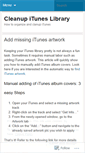 Mobile Screenshot of itunescleanup.wordpress.com