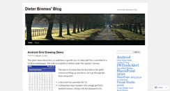 Desktop Screenshot of dbremes.wordpress.com
