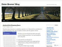 Tablet Screenshot of dbremes.wordpress.com