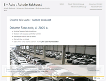 Tablet Screenshot of eestiauto.wordpress.com