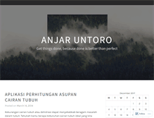 Tablet Screenshot of anjaruntoro.wordpress.com