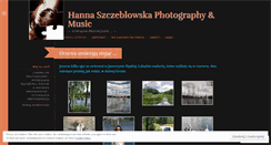 Desktop Screenshot of hannaszczeblowska.wordpress.com