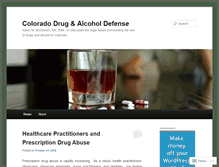 Tablet Screenshot of coloradodrugandalcoholdefense.wordpress.com