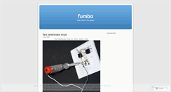 Desktop Screenshot of fumbo.wordpress.com