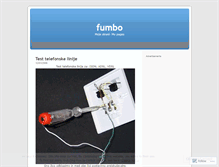 Tablet Screenshot of fumbo.wordpress.com