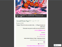 Tablet Screenshot of clallard.wordpress.com