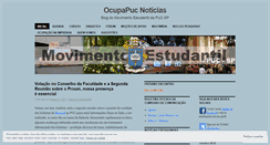 Desktop Screenshot of ocupapuc.wordpress.com