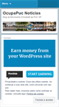 Mobile Screenshot of ocupapuc.wordpress.com