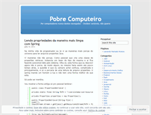 Tablet Screenshot of pobrecomputeiro.wordpress.com