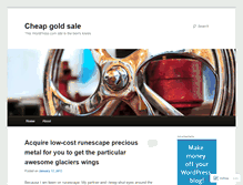 Tablet Screenshot of cheapgoldsale202.wordpress.com